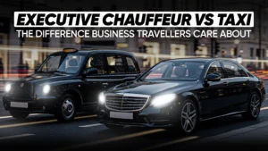 Executive Chauffeur vs. Taxi The Difference Business Travellers Care About